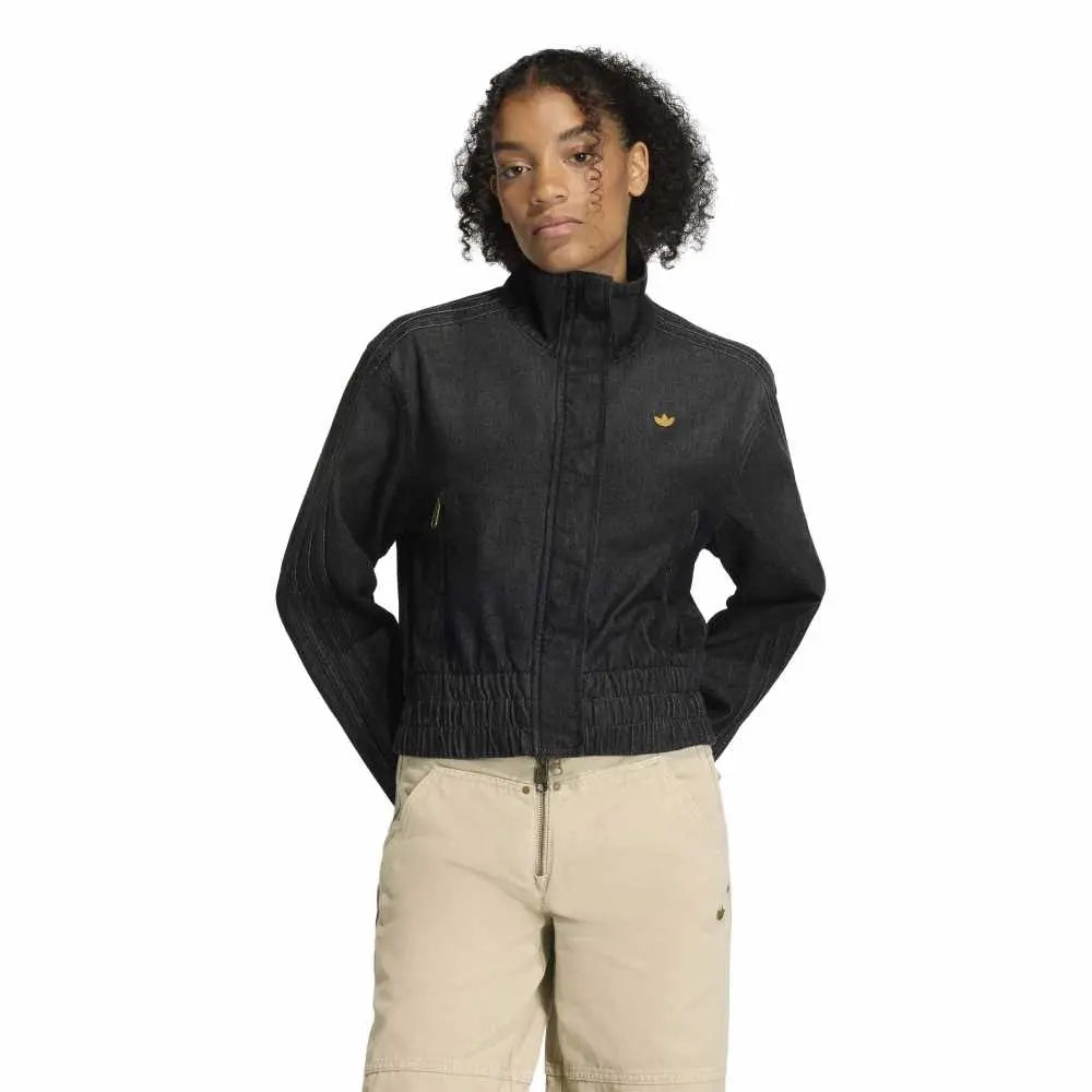 Denim Track Jacket Black - Urban Jungle