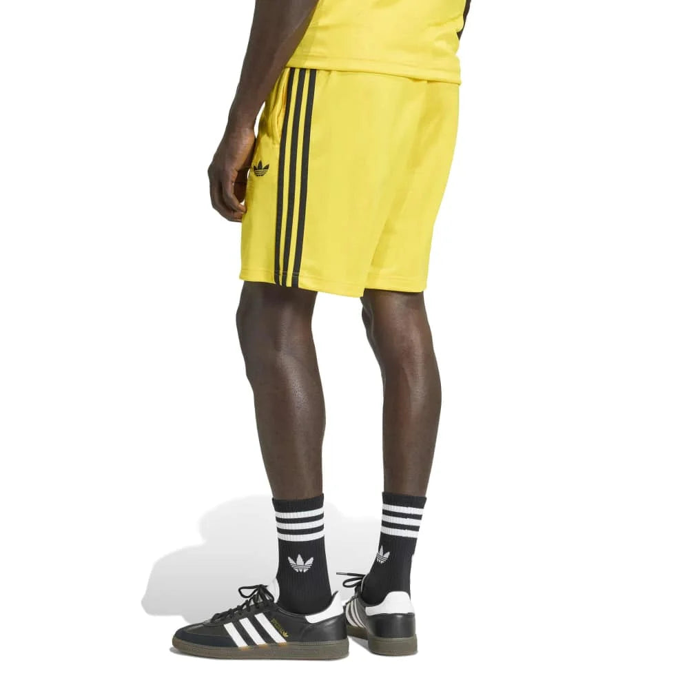 adidas gazelle silver green womens 3-Stripes Loose Engineered Shorts Yellow