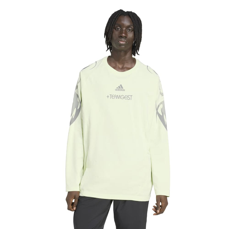 ADIDAS Adilenium Teamgeist Long Sleeve T-Shirt Beige KF8541
