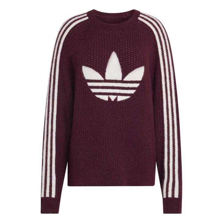 ADIDAS Originals Knit Crew Sweatshirt Brown KS7805