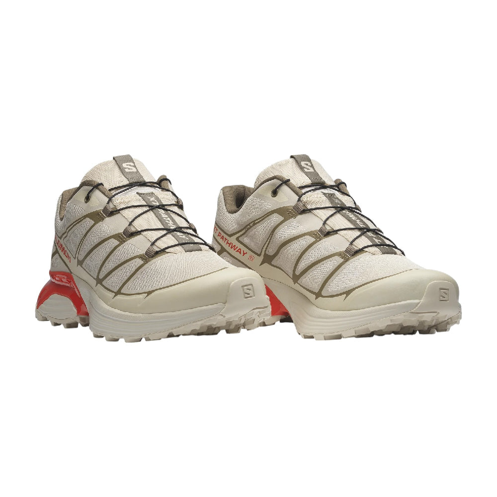 SALOMON XT-PATHWAY 2 Beige Red Sneakers L47860800
