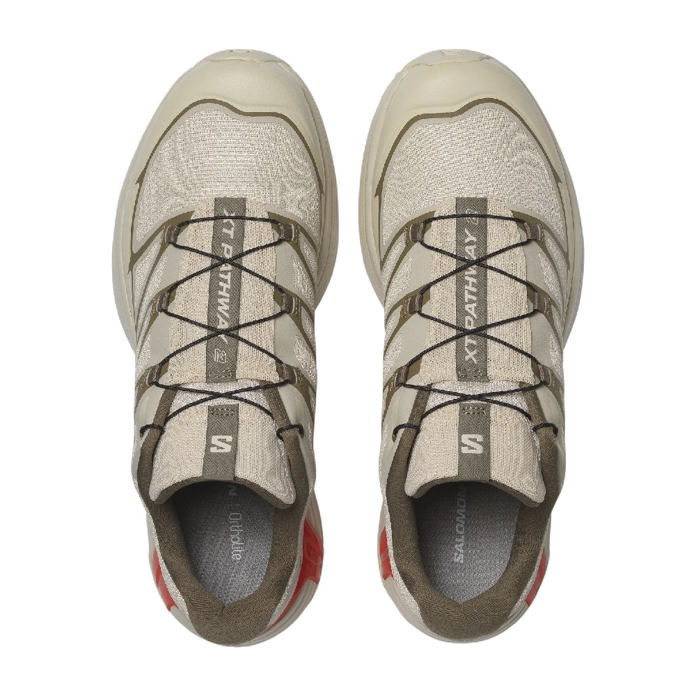 SALOMON XT-PATHWAY 2 Beige Red Sneakers L47860800