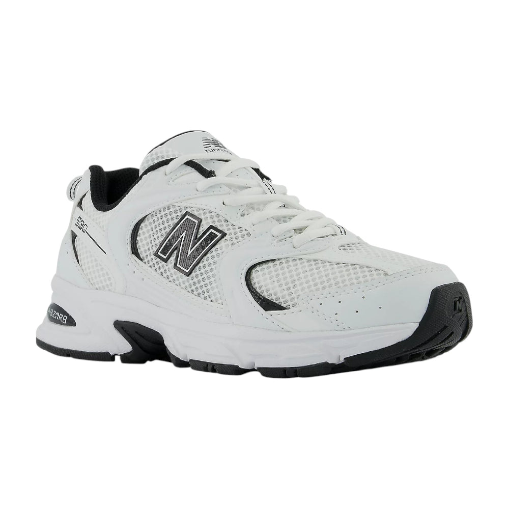 NEW BALANCE 530 White Black Sneakers MR530EWB