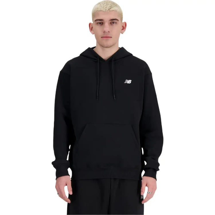 NEW BALANCE Small Logo French Terry Hoodie Black MT41508BK