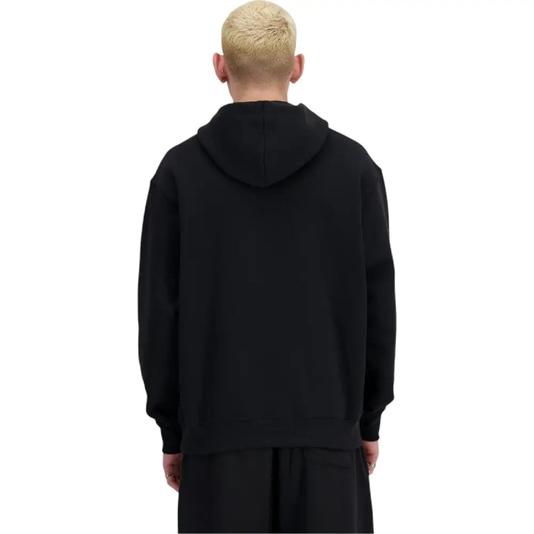 NEW BALANCE Small Logo French Terry Hoodie Black MT41508BK