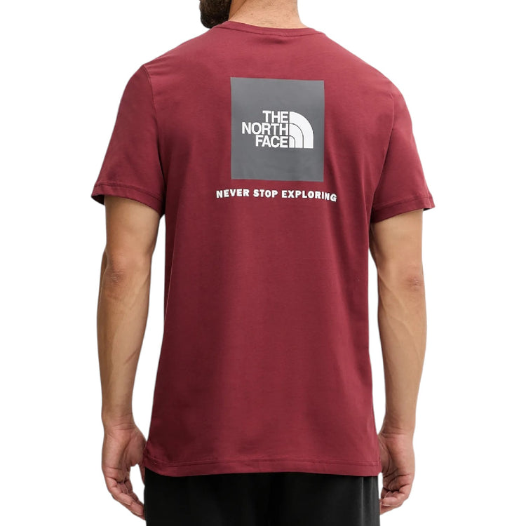 NORTH FACE Ss Box Nse T-Shirt Bordeaux NF0A87NPDO31