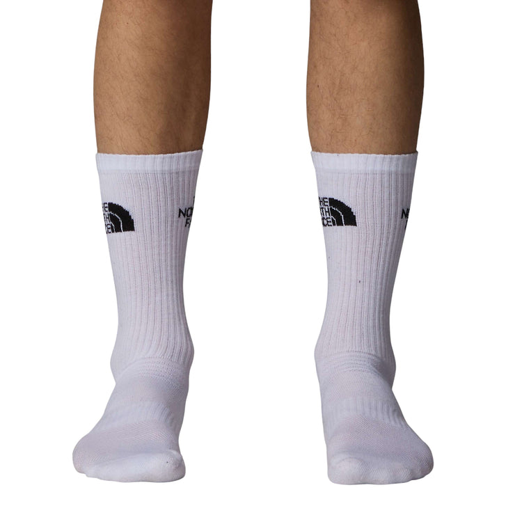 NORTH FACE Multi Sport Cush Crew Sock 3 Pairs White NF0A882HFN41