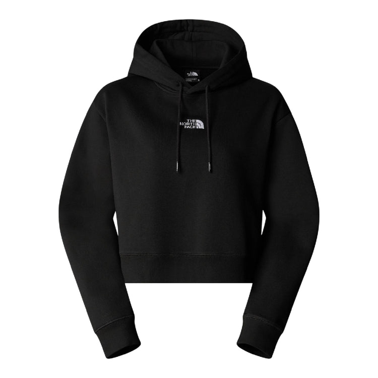 NORTH FACE Essential Crop Hoodie Black NF0A89EXJK31