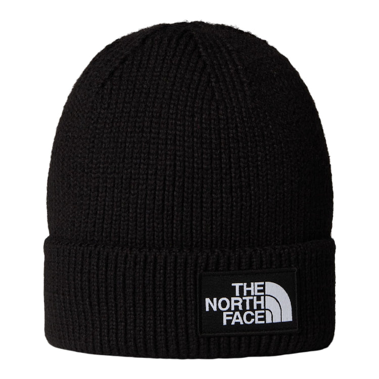 NORTH FACE TNF Logo Box Cuffed Beanie Black NF0A8CHEJK31