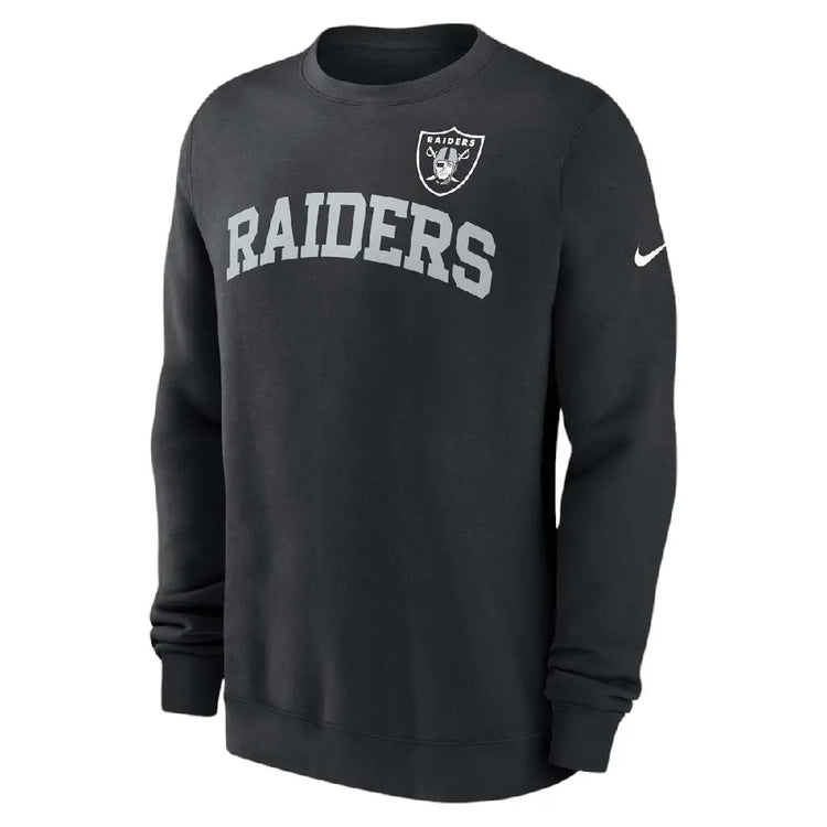 NIKE Nfl Las Vegas Raiders Club Crewneck Sweat NKPV-00A-8D-Y02