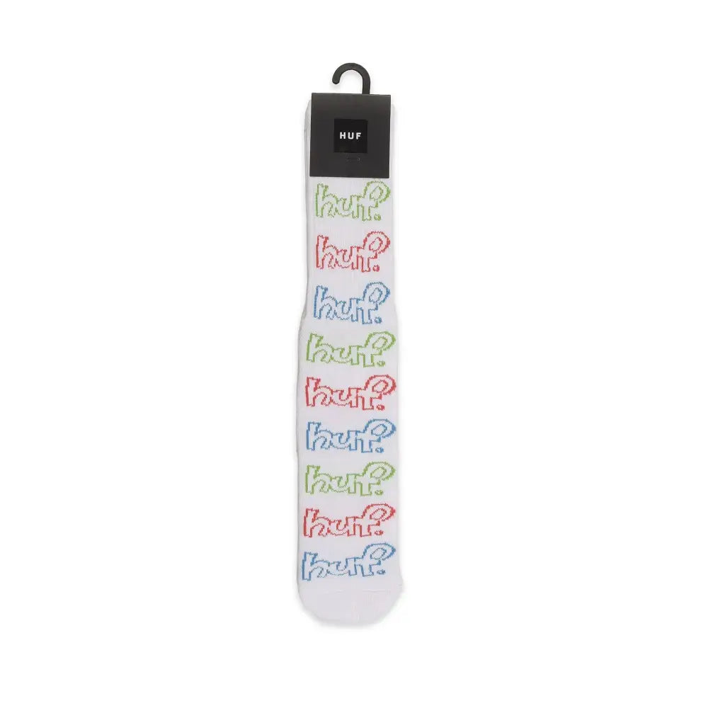 HUF Drop Out Sock White SK00641-WHITE
