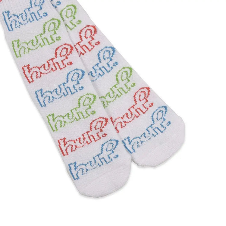 HUF Drop Out Sock White SK00641-WHITE