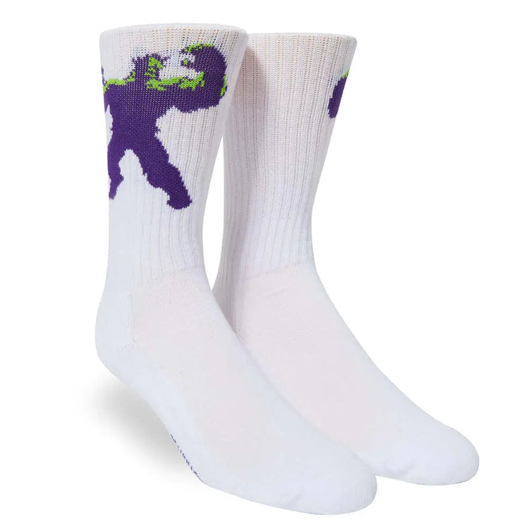 HUF Radiate Crew Sock White SK00746-WHITE