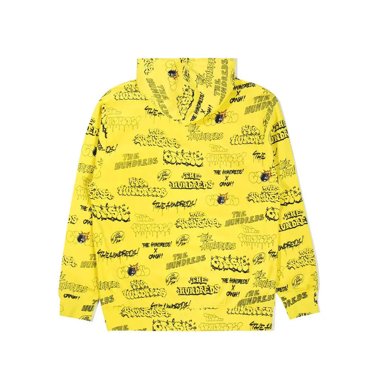 THE HUNDREDS Bomb Pullover Yellow T22F202022-Yellow