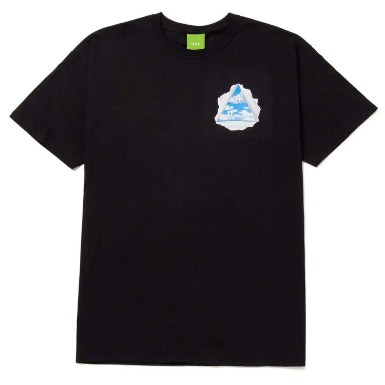 HUF Tear A New One S/S T-Shirt Black TS01850-BLACK