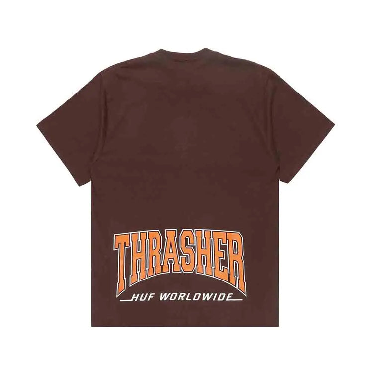 HUF High Point S/S T-Shirt Brown TS01919-CHOCO