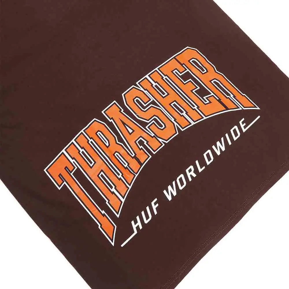 HUF High Point S/S T-Shirt Brown TS01919-CHOCO