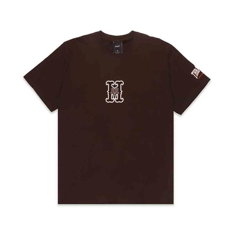 HUF Sunnydale S/S T-Shirt Brown TS01923-CHOCO