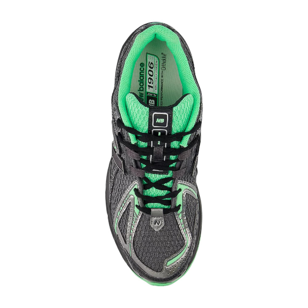 NEW BALANCE 1906R Dark Silver Metallic Green Sneakers U1906RCT