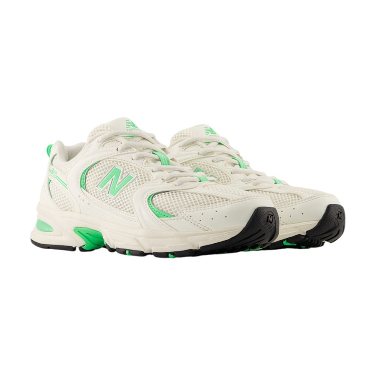 NEW BALANCE 530 White Green Sneakers U530CSI