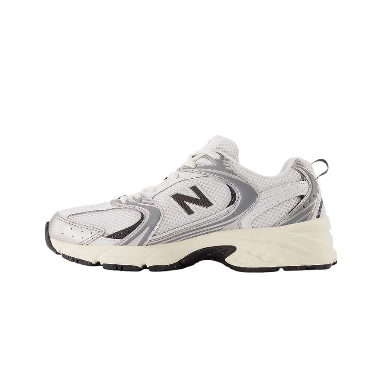 NEW BALANCE 530 White Silver Black Sneakers U530ESA