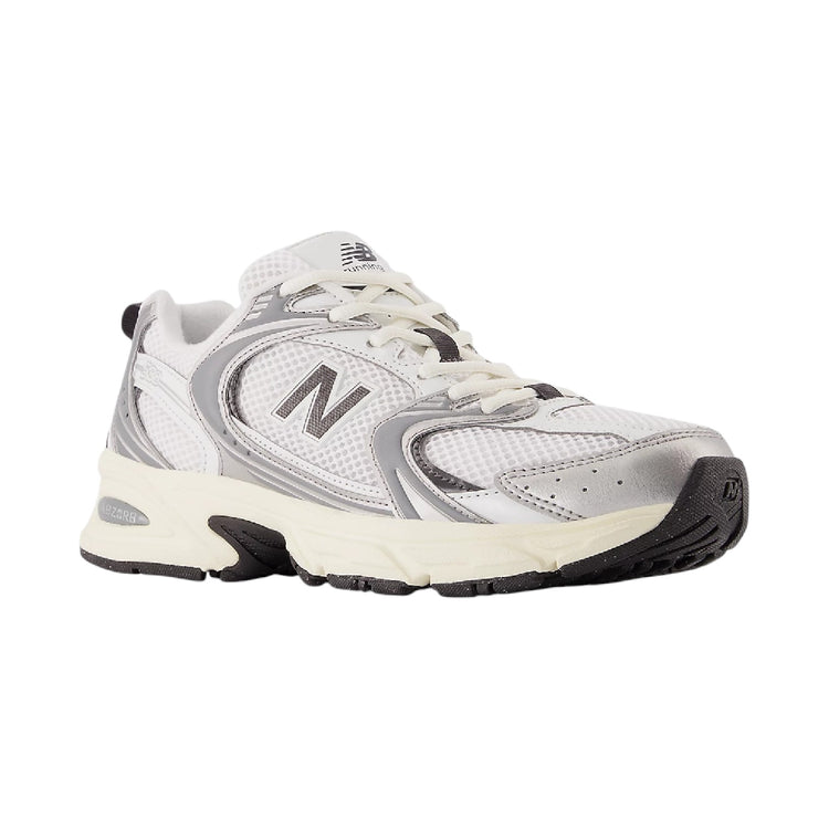 NEW BALANCE 530 White Silver Black Sneakers U530ESA