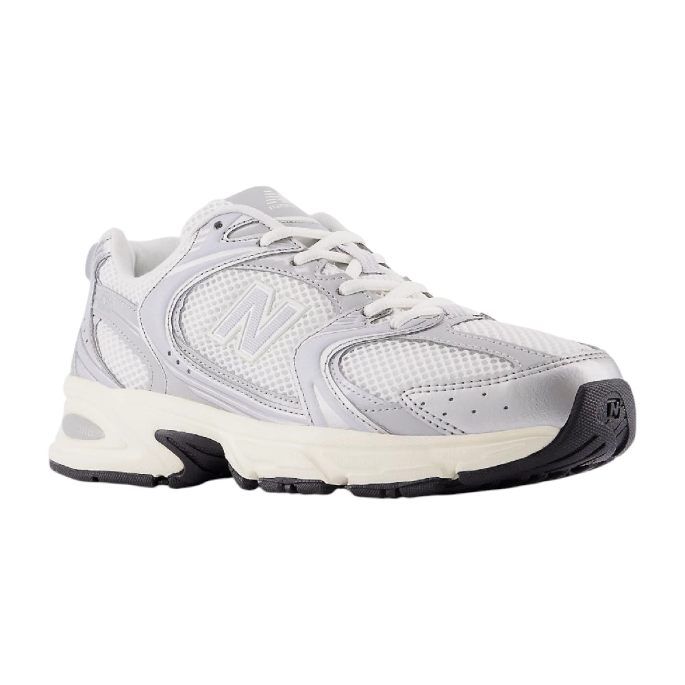 NEW BALANCE 530 Silver Metallic White Sneakers U530SEA