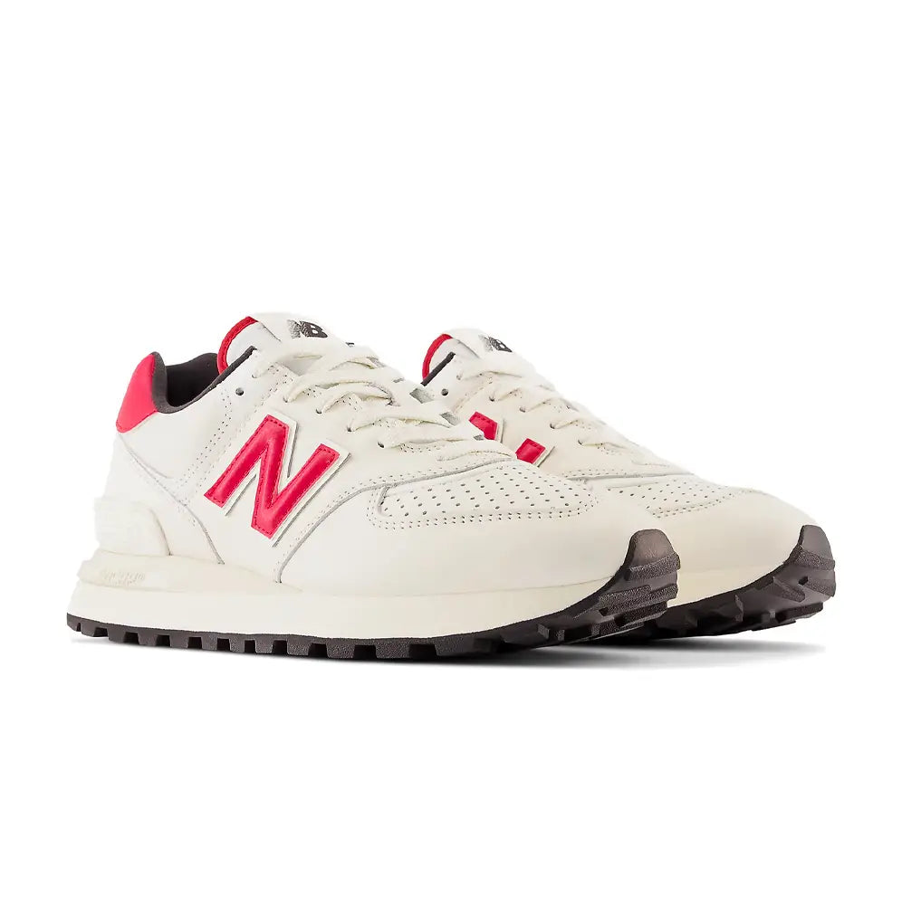NEW BALANCE 574 Sneakers White/Red U574LGTC