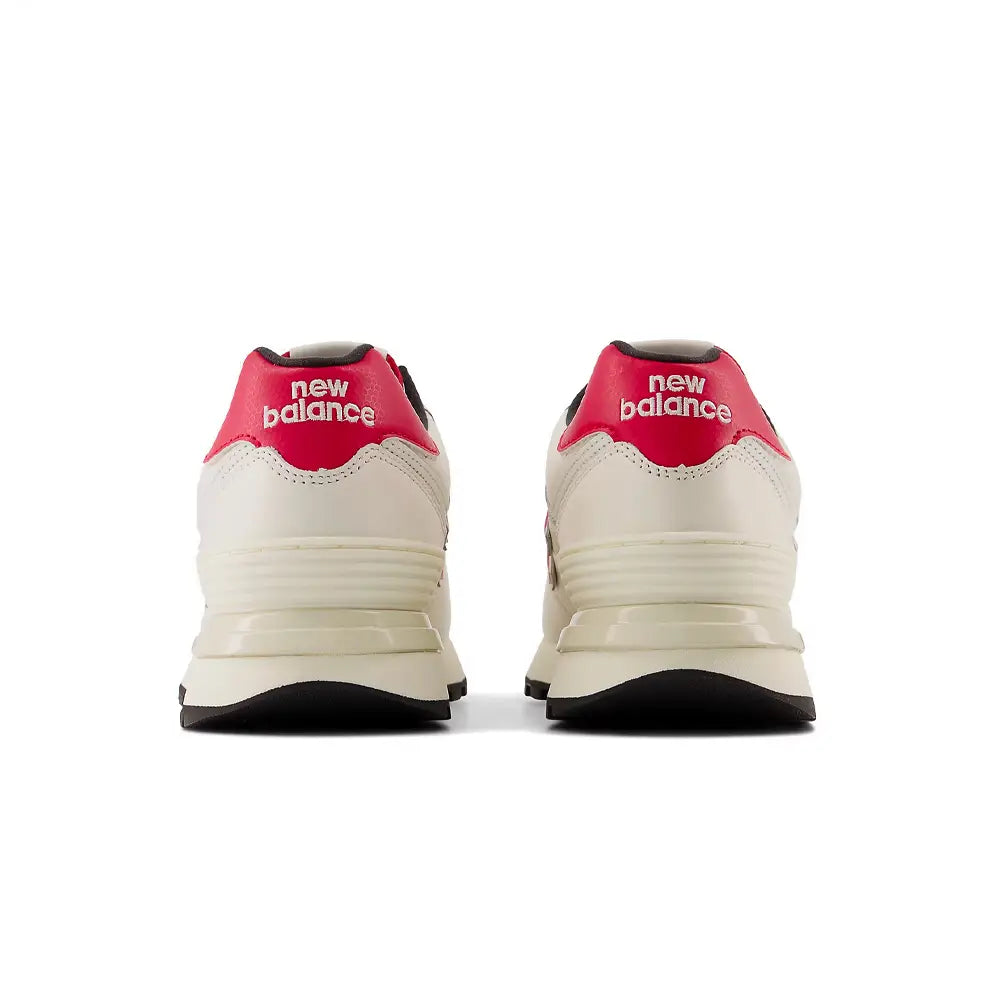 NEW BALANCE 574 Sneakers White/Red U574LGTC
