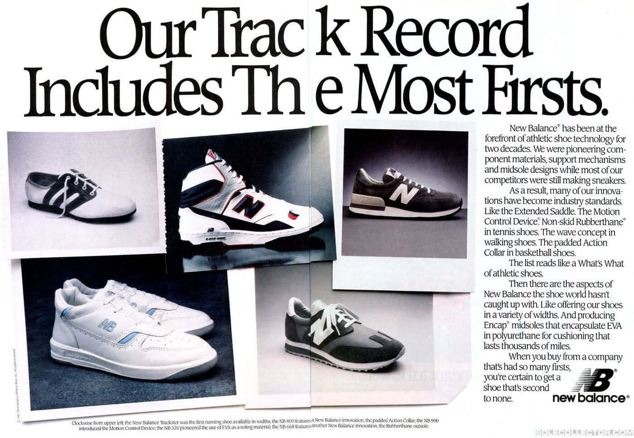New Balance: brief history of the footbed that became a Sneaker