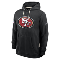 NIKE NFL San Francisco 49ers Nike 2025 Sideline Standard Issue Club Dri-FIT Hoodie Black 03AZ-00A-73-A0M
