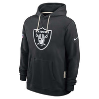 NIKE NFL Las Vegas Raiders 2025 Sideline Standard Issue Hoodie Black 03AZ-00A-8D-A0M