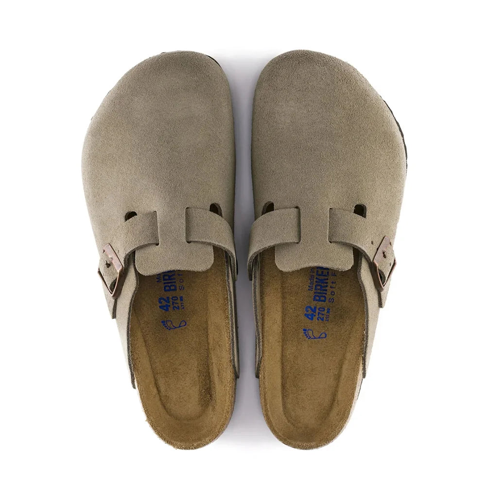 BIRKENSTOCK Boston Sandals Taupe (Calz.S) 060463