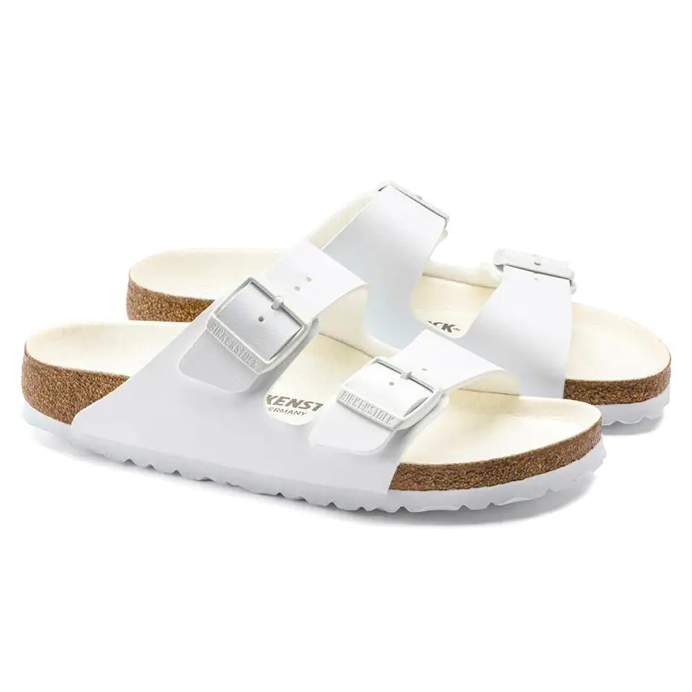 BIRKENSTOCK Arizona Triples White Birko Flor Sandals 1019046
