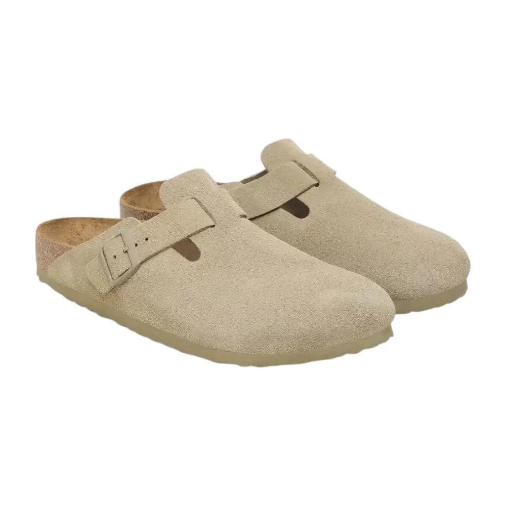 BIRKENSTOCK Boston Faded Khaki Sandals 1025844