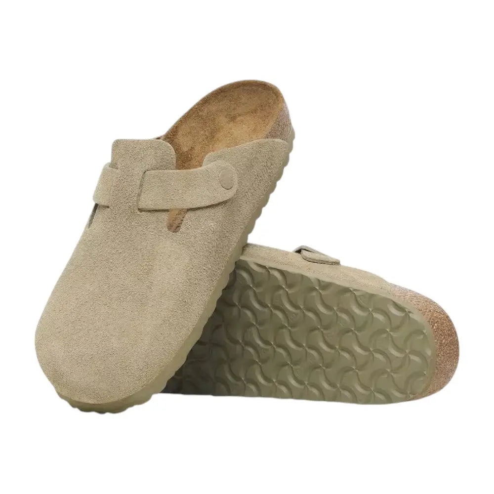 BIRKENSTOCK Boston Faded Khaki Sandals 1025844
