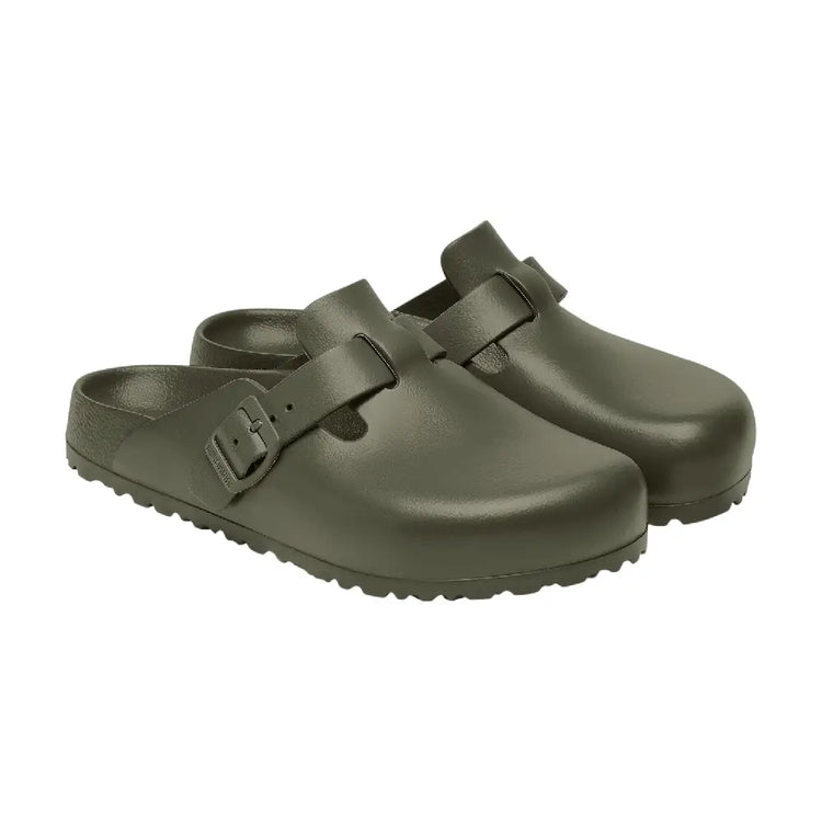 BIRKENSTOCK Boston Eva Slipper Khaki 1026215