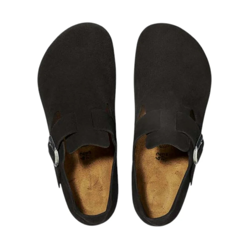BIRKENSTOCK London Suede Sandals Black 1028078