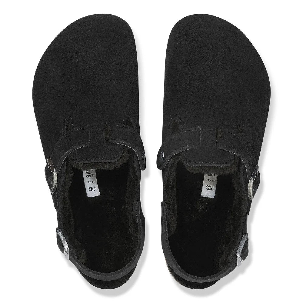 BIRKENSTOCK Tokio Shearling Black Slipper 1028328