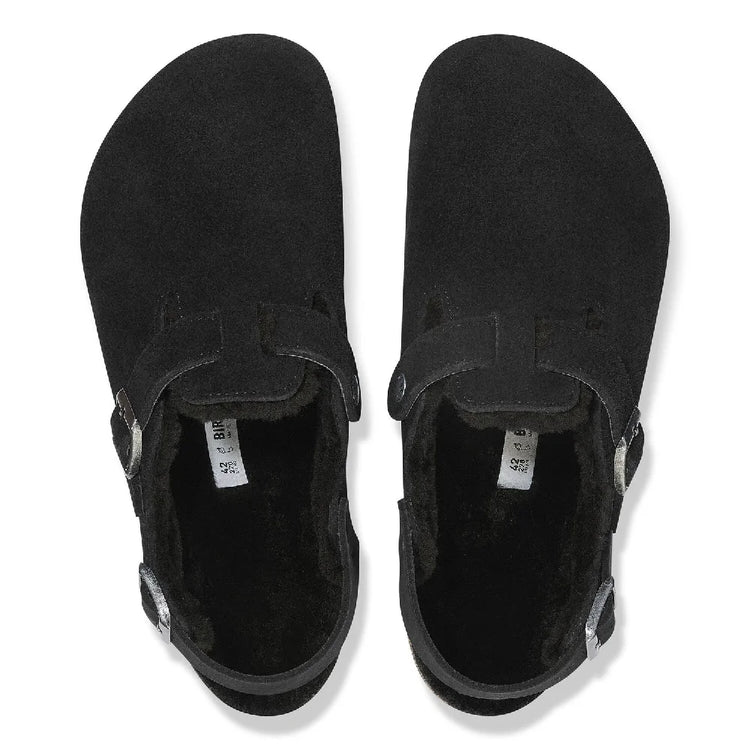 BIRKENSTOCK Tokio Shearling Black Slipper 1028328