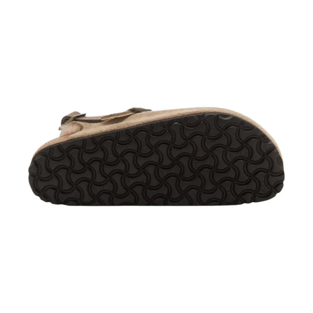 BIRKENSTOCK Tokio Shearling Taupe Slipper 1028349