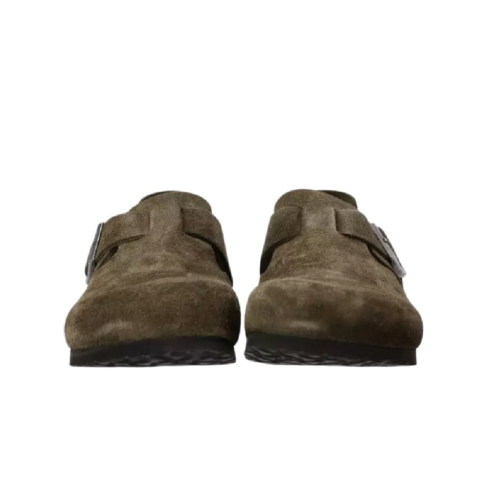 BIRKENSTOCK London Suede Thyme Sandals Green 1030829