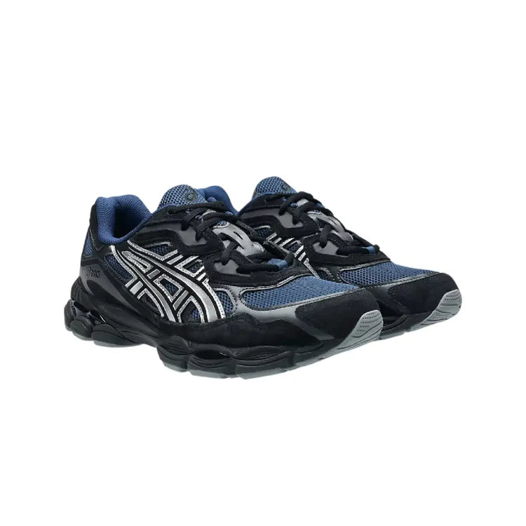 ASICS GEL-NYC Black Blue Silver Sneakers 1203A383-404