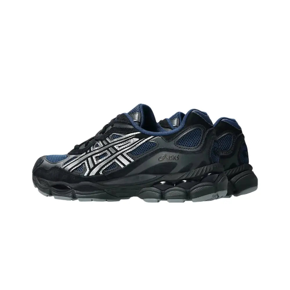 ASICS GEL-NYC Black Blue Silver Sneakers 1203A383-404