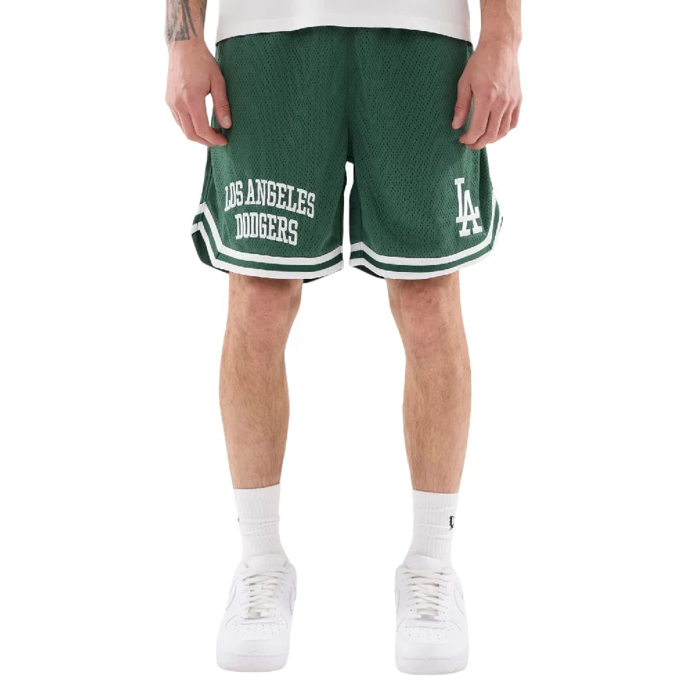NEW ERA LA Dodgers MLB Comfort Dark Green Oversized Shorts 14890810
