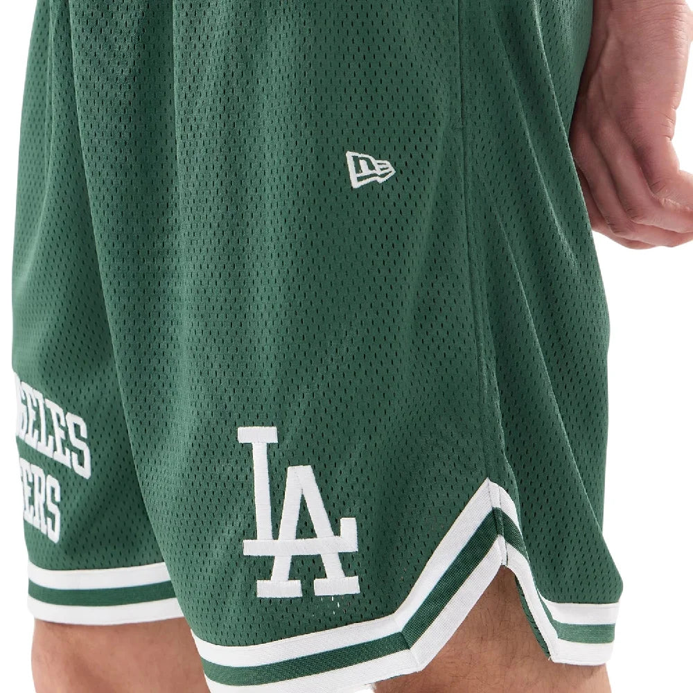 NEW ERA LA Dodgers MLB Comfort Dark Green Oversized Shorts 14890810