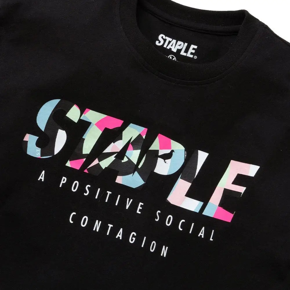 STAPLE Chromatic Logo Tee Spr.21 2021121010000059-BLK