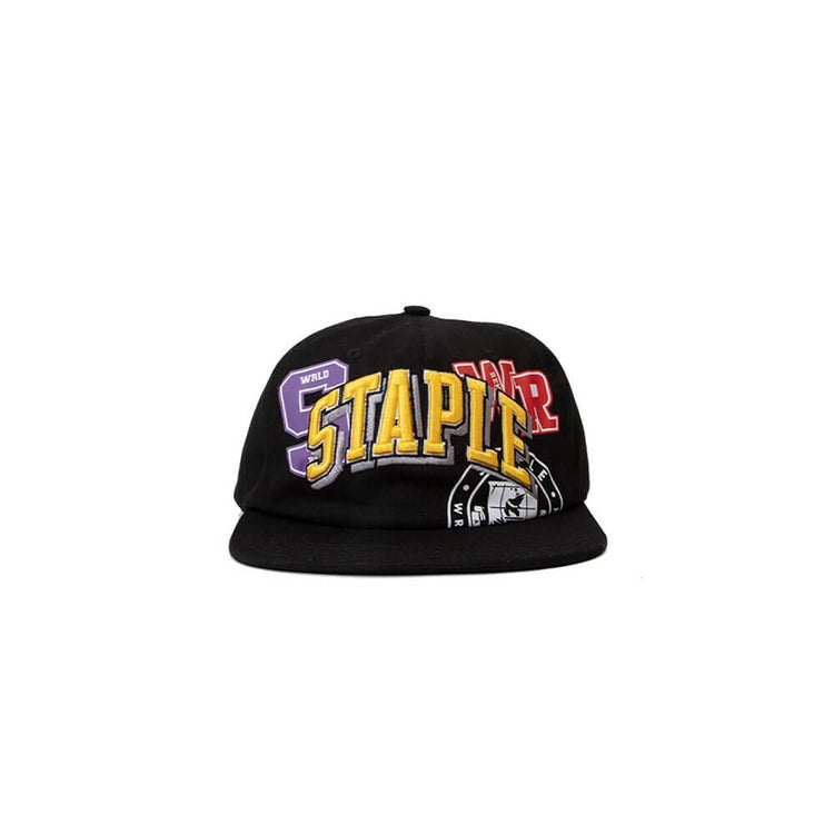 STAPLE West 4Th Snapback Cap Black 2021321012000006-BLK