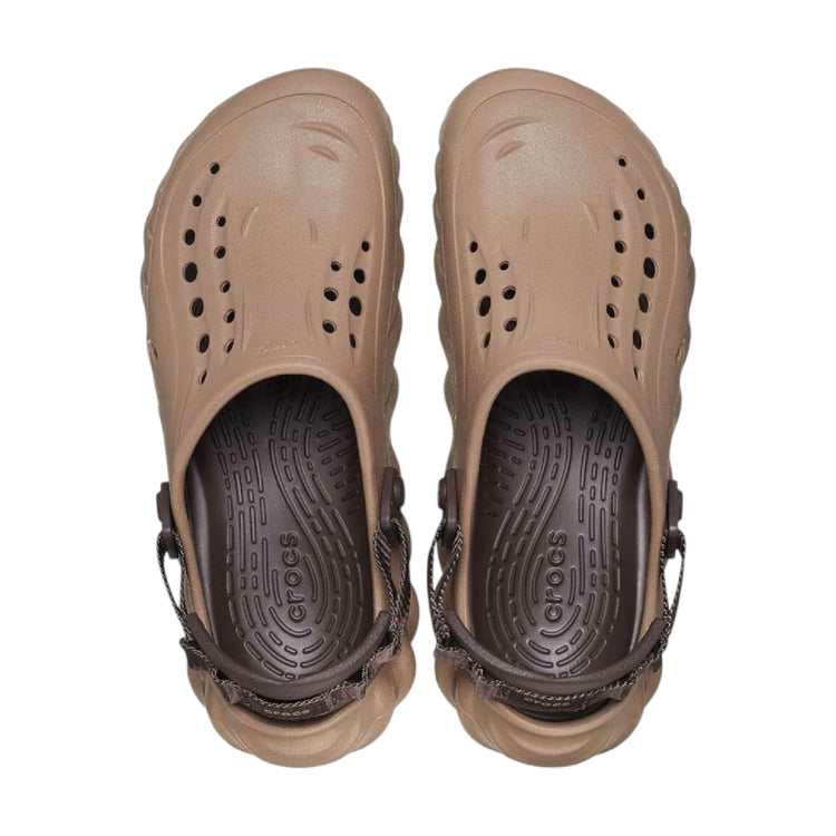 CROCS Echo Clog Sandals Brown 207937-2Q9
