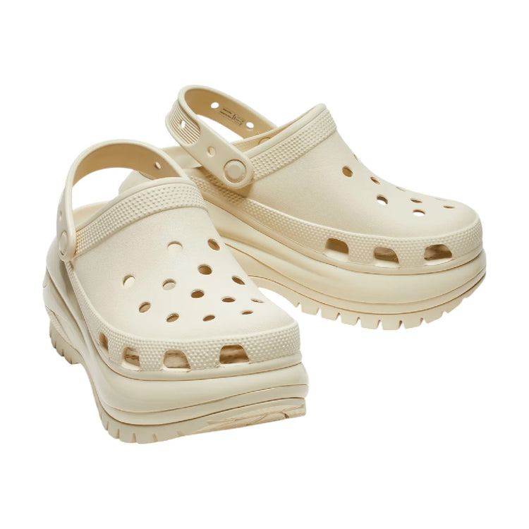 CROCS Mega Crush Clog Sandals Beige 207988-2Y2